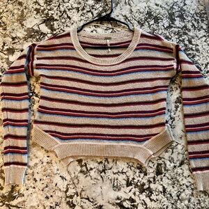 FREE PEOPLE STRIPED SWEATER